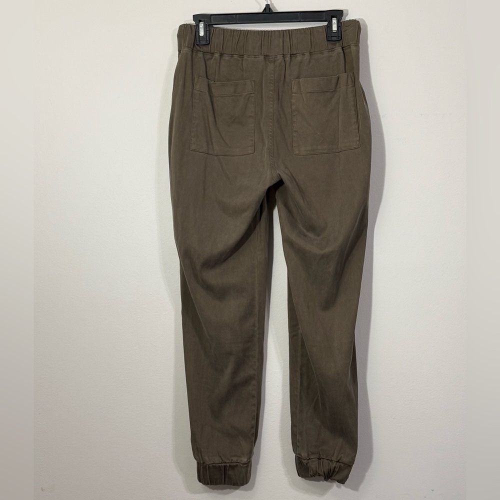 Olive Green Cloth & Stone Tencel Cotton Blend Jogger Pants Size S Small - Picture 3 of 11